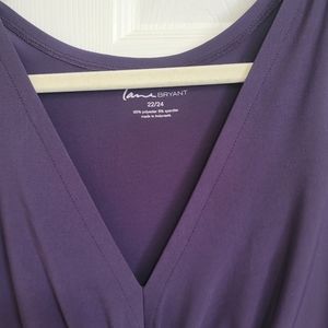 Lane Bryant 22/24 purple sleeveless top